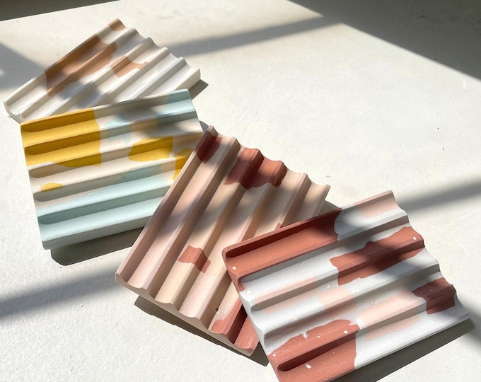 rectangle | coaster | cutlery rest | soap dish | terazzo