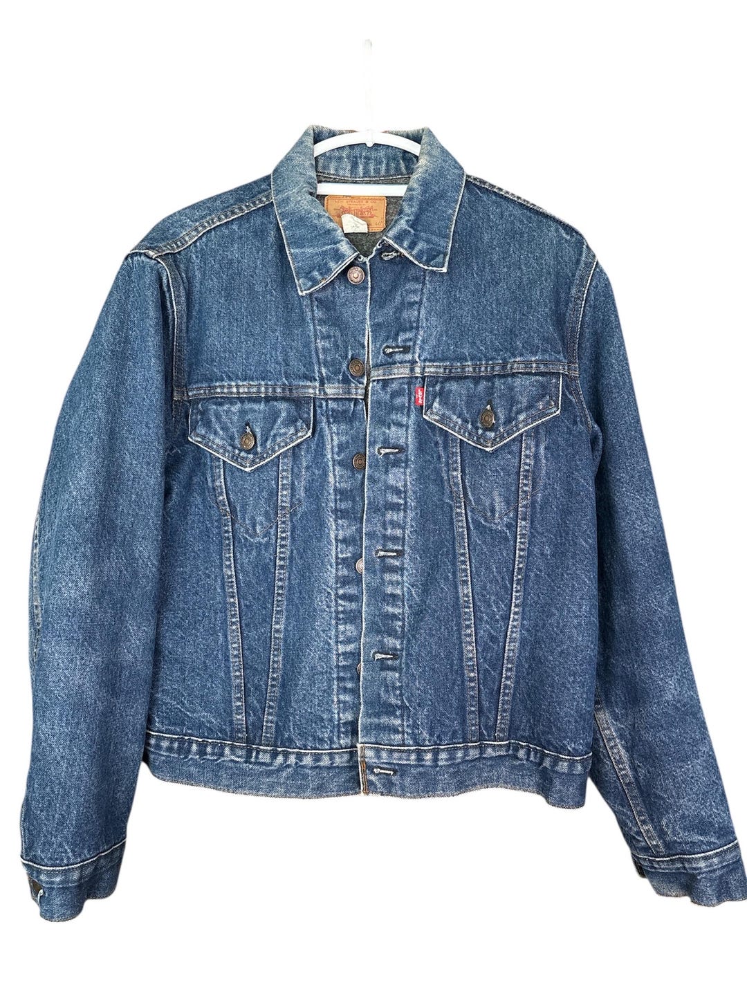 70s Levi's 70505-0317 TROYブランケット USA 48 Vtg 70's Levis 70505 0317 Troy Blanket Lined Indigo Denim