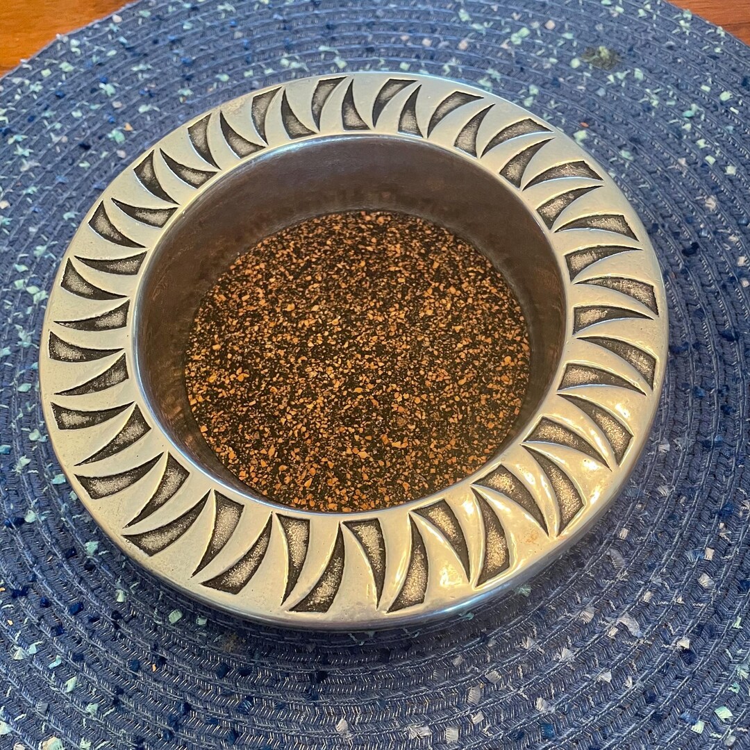 Wilton Co. Rwanda Pewter Wine Bottle Coaster - Etsy