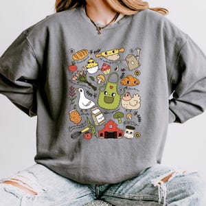 Homesteading Sweatshirt, Farming Sweatshirt, Homeschool Sweatshirt, Womens Sweatshirt, 100% Cotton Comfort Colors Unisex Sweatshirt