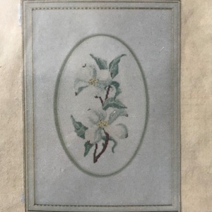 Counted Thread Design Cross Stitch - Needle Point - Petit Point Pattern - Dated 1980 - Vintage