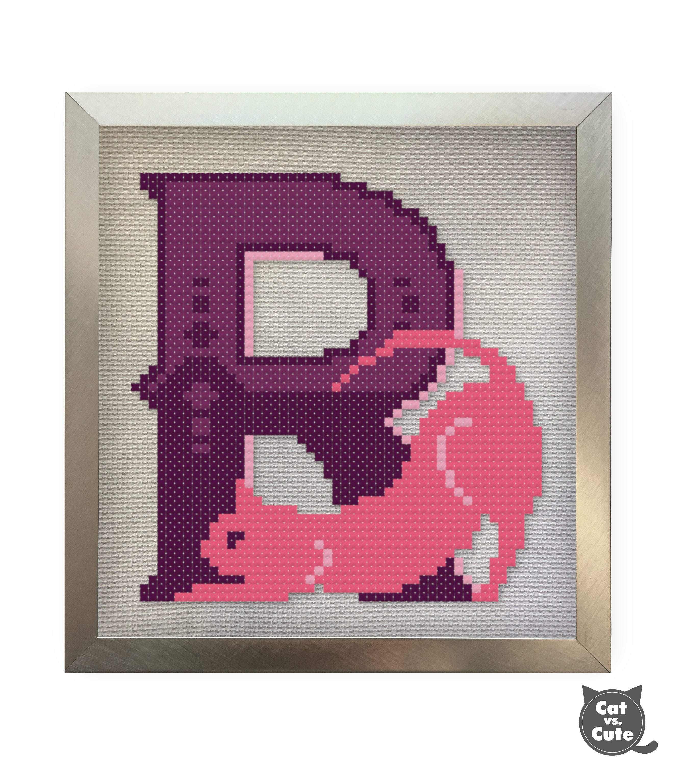 Cat Cross Stitch Pattern - Letter R Alphabet Cat Lettering Monogram ...