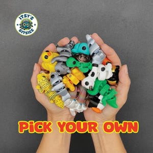 Itsy&#39;s Bitsies - Pick Your Own I Mini Animals | Articulating Tiny Animals | Fidget Sensory Toy | Animal Gifts | Baby Animals I Mini Figuren