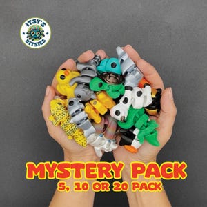 Mystery Animals Pack I Mini Animals| Articulating Tiny Animals | Fidget Toy | Sensory Toy | Bulk Animal Gifts | Baby Animals I Mini Figuren