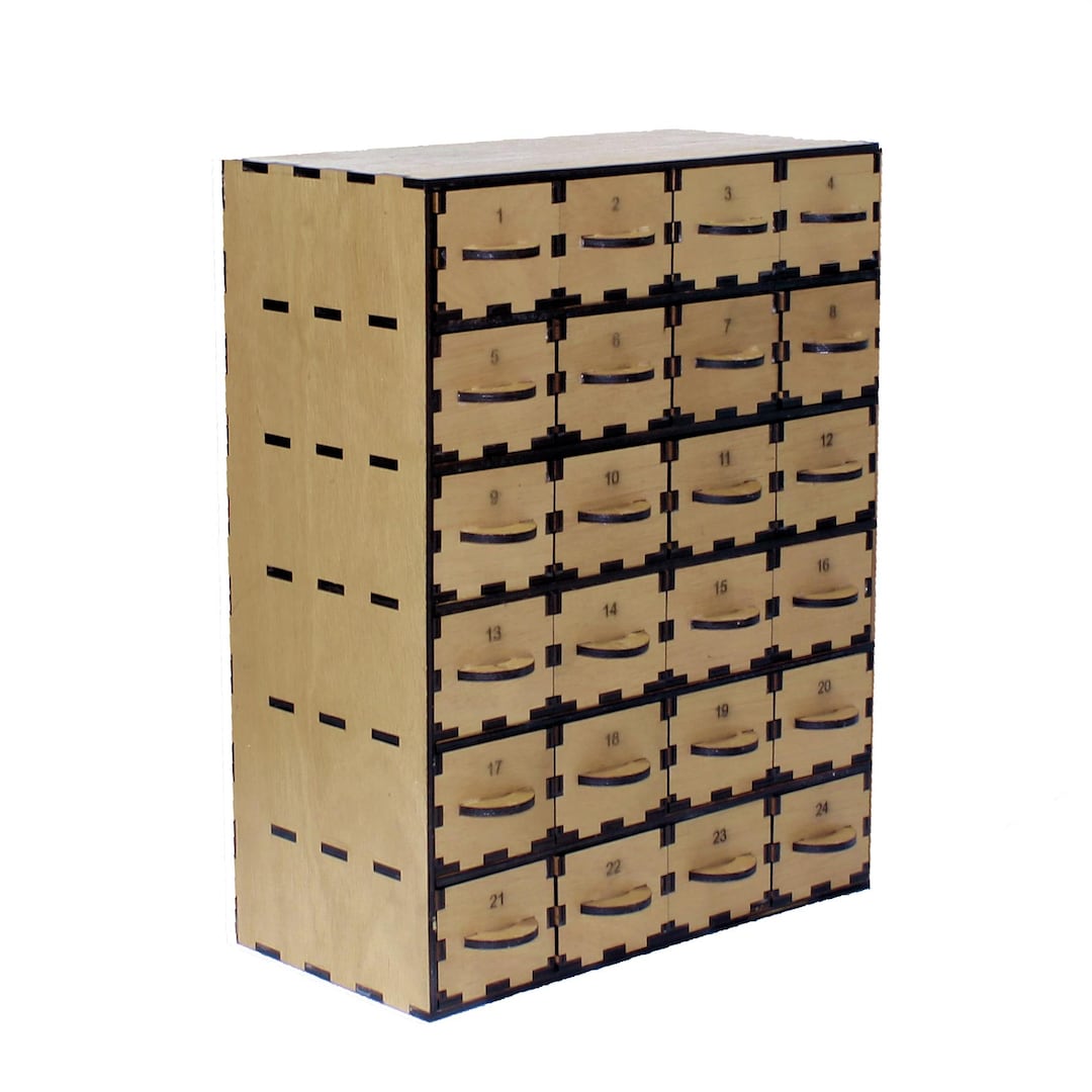 Wooden 24 Drawer Cabinet - Etsy