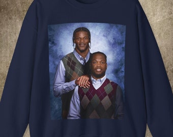 Lamar Jackson, Derrick Henry, Baltimore Sweatshirt, Ravens Merch Grafik Rundhalsausschnitt, Schritt Brüder, Vintage Football Sweatshirt