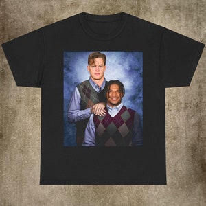 JaMarr Chase Joe Burrow Cincinnati Football T-Shirt, Step Brothers Football Shirt, Bengals Football Shirt, Football Funny Shirt Black