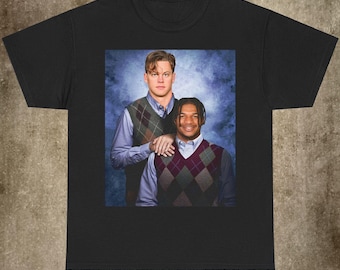 Maglietta da football JaMarr Chase Joe Burrow Cincinnati, maglietta da football Step Brothers, maglietta da football Bengals, maglietta da football divertente