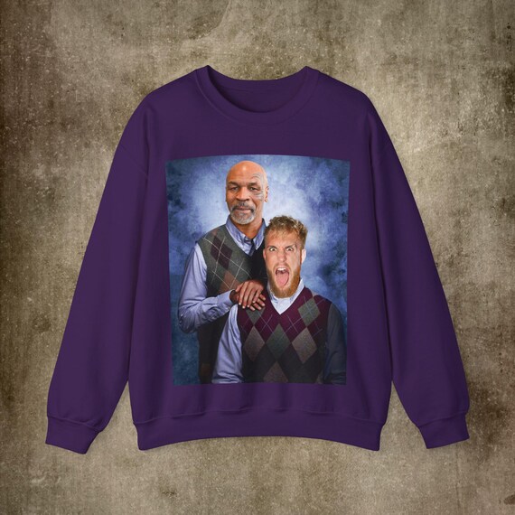 Mike Tyson Jake Paul Sweatshirt, Crewneck, Step Brothers Funny