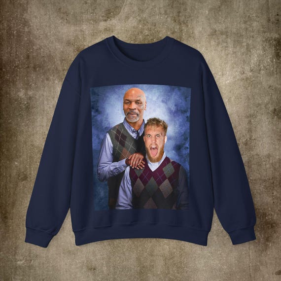 Mike Tyson Jake Paul Sweatshirt, Crewneck, Step Brothers Funny