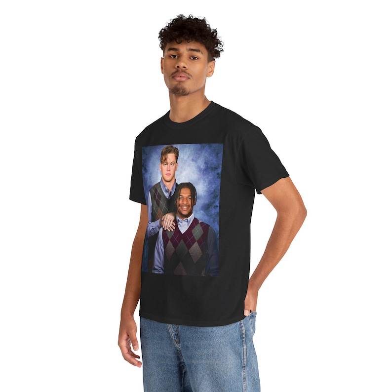 JaMarr Chase Joe Burrow Cincinnati Football T-Shirt, Step Brothers Football Shirt, Bengals Football Shirt, Football Funny Shirt image 6
