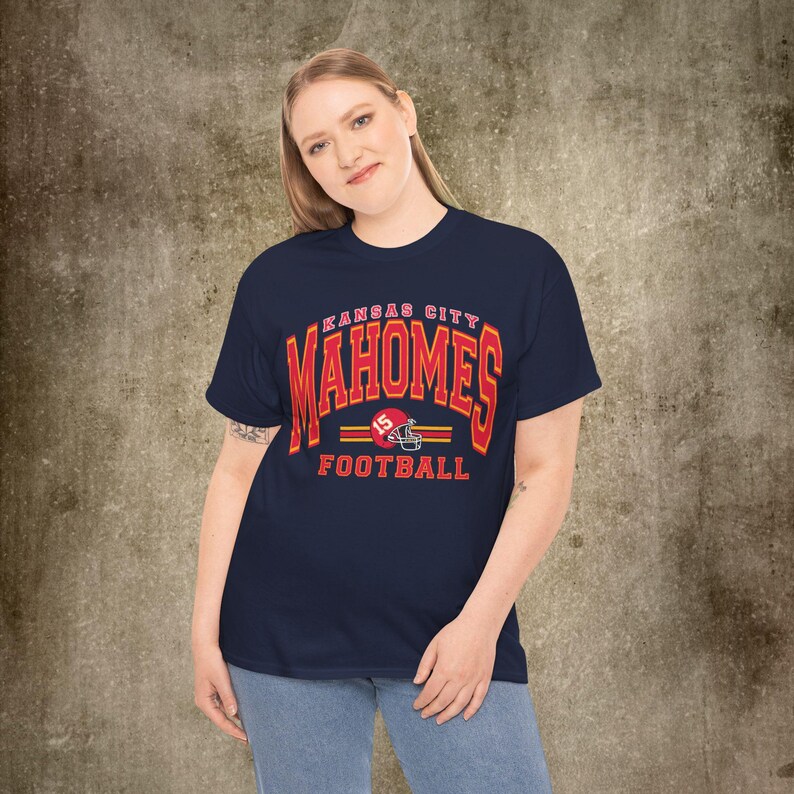 Kansas City Football Mahomes 15 Shirt, Mahomes T-Shirt, Mahomes Tee, Kansas City Football, Football Fan Gifts, Mahomes 15 Shirt image 4