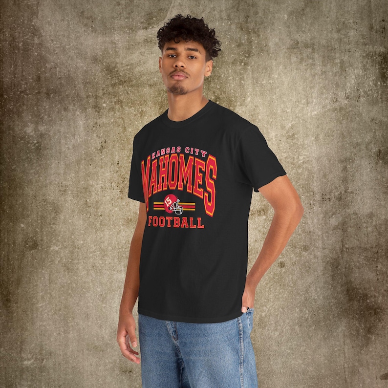 Kansas City Football Mahomes 15 Shirt, Mahomes T-Shirt, Mahomes Tee, Kansas City Football, Football Fan Gifts, Mahomes 15 Shirt image 2