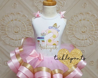 Alice ONEderland Gold Silhouette Birthday Outfit