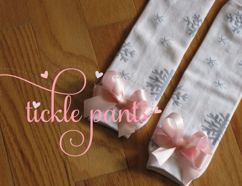 Snowflake Leg Warmers to Match All Tickle Pants Winter Etsy