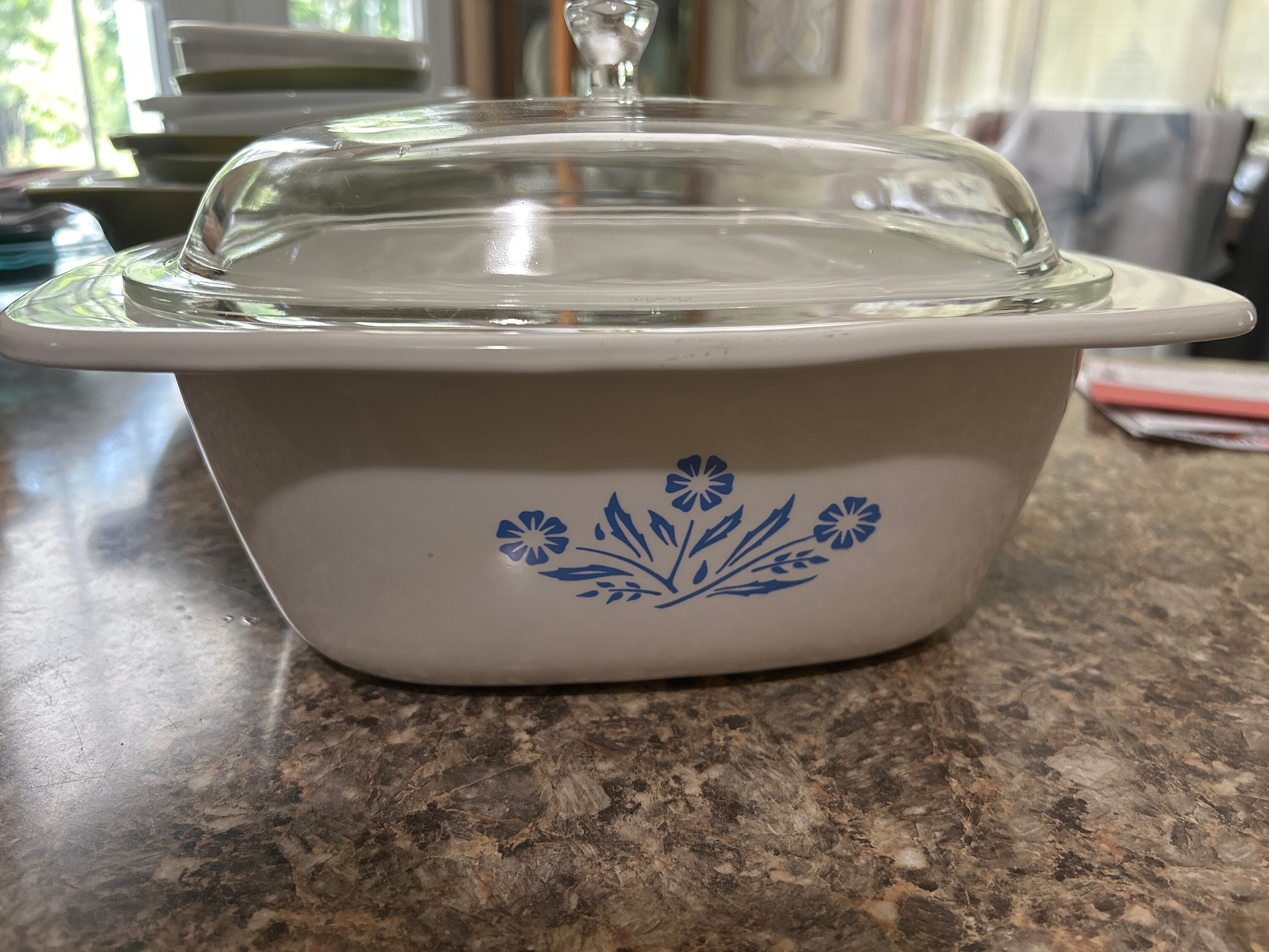 Vintage 4 Quart Casserole Dish Corningware Cornflower - Etsy