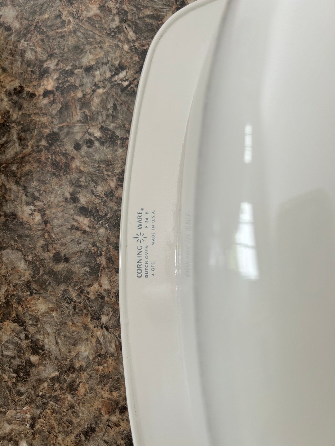 Vintage 4 Quart Casserole Dish Corningware Cornflower - Etsy