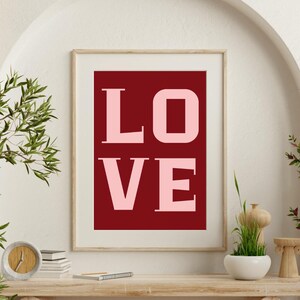 Love Poster, Love Wall Art, Aura Poster, Aesthetic Room Decor, Aesthetic Posters, DIGITAL DOWNLOAD, Trendy Aesthetic Digital Wall Art