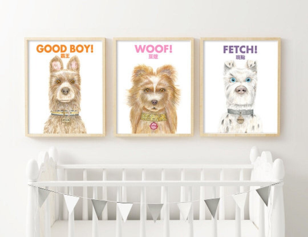 Isle of Dogs Poster DIGITAL FILE Isle of Dogs Art, Wes Anderson, Rex