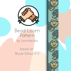 Sea Turtle Bead Loom Bracelet Pattern - Miyuki Delica 11/0 (PDF Pattern)