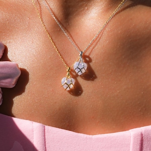 collana con quarzo rosa! - Gioielli - Collane - di MasCad | su MissHobby
