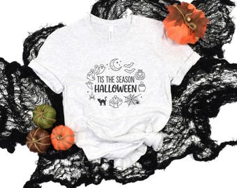 Tis The Season Halloween Sweatshirt, Halloween Sweatshirt, Halloween Season, Pumpkin Shirt, Halloween Design Shirt, Halloween Gift