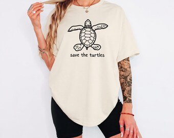 Save The Turtles Shirt, Love Turtle Shirt, Nature Lover Sea Turtle Shirt, Beach Life Shirts, Turtle Shirt, Save the Turtles Traveler