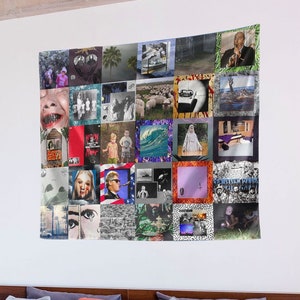 Suicideboys Album Tapestry Cover Art Banner Flag Sboys Poster Wall Decor Hanging Collage Dorm G59 Merch / Scrim Gift Trippy S Boys Gift