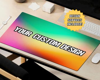 CUSTOM Desk Mat XL Mouse Pad / Custom Gaming Mat Gift Large Pad Decor Custom Playmat TCG Pad