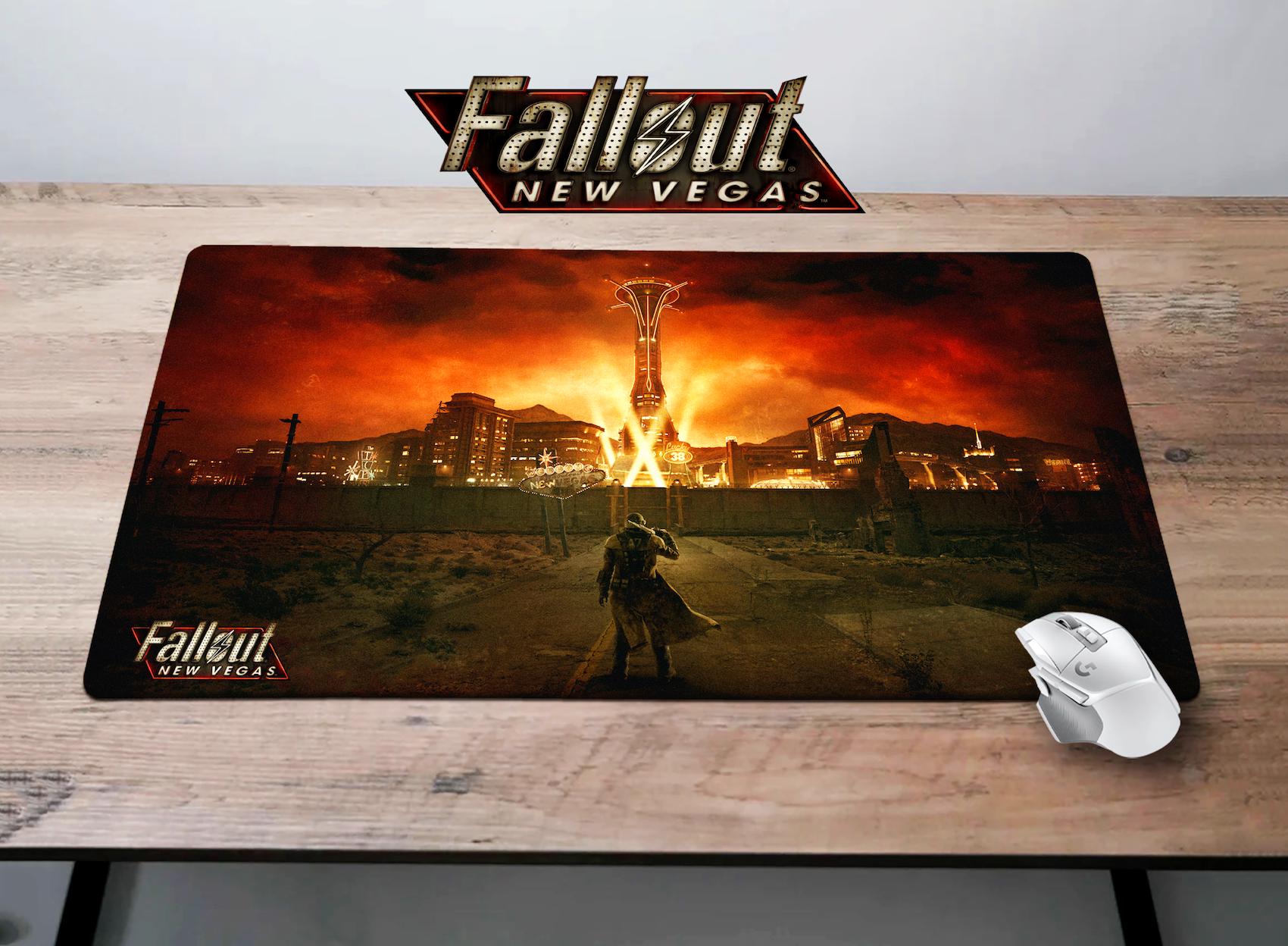 Fallout Vegas Desk Mat New Vegas Playmat / Fallout Gaming Mouse
