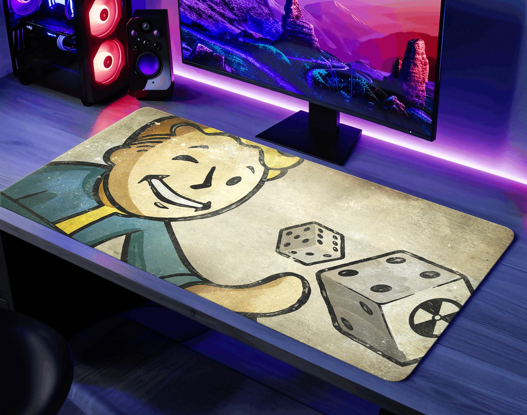 Fallout Desk Mat Vault Boy Playmat / Fallout New Vegas Gaming