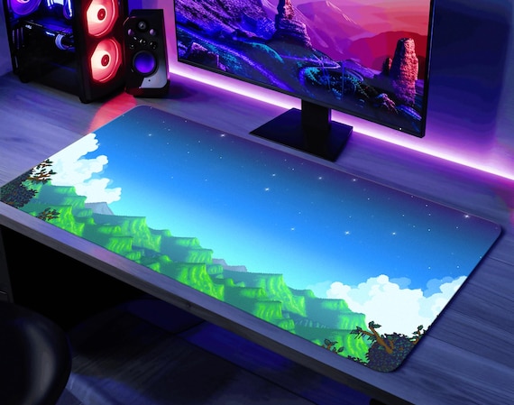 Stardew Valley Desk Mat XL Gaming Mouse Pad / Stardew Valley Playmat Gift Large Kawaii Pad Decor Custom Pixel Art Game Merch Pixel Art Print