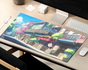Lofi Desk Mat, Anime Mouse Pad, Cozy Themed Desk Mat, Anime Playmat,  Aesthetic Japanese Mouse Mat Houseplants Cottagecore Kawaii Gaming Pad
