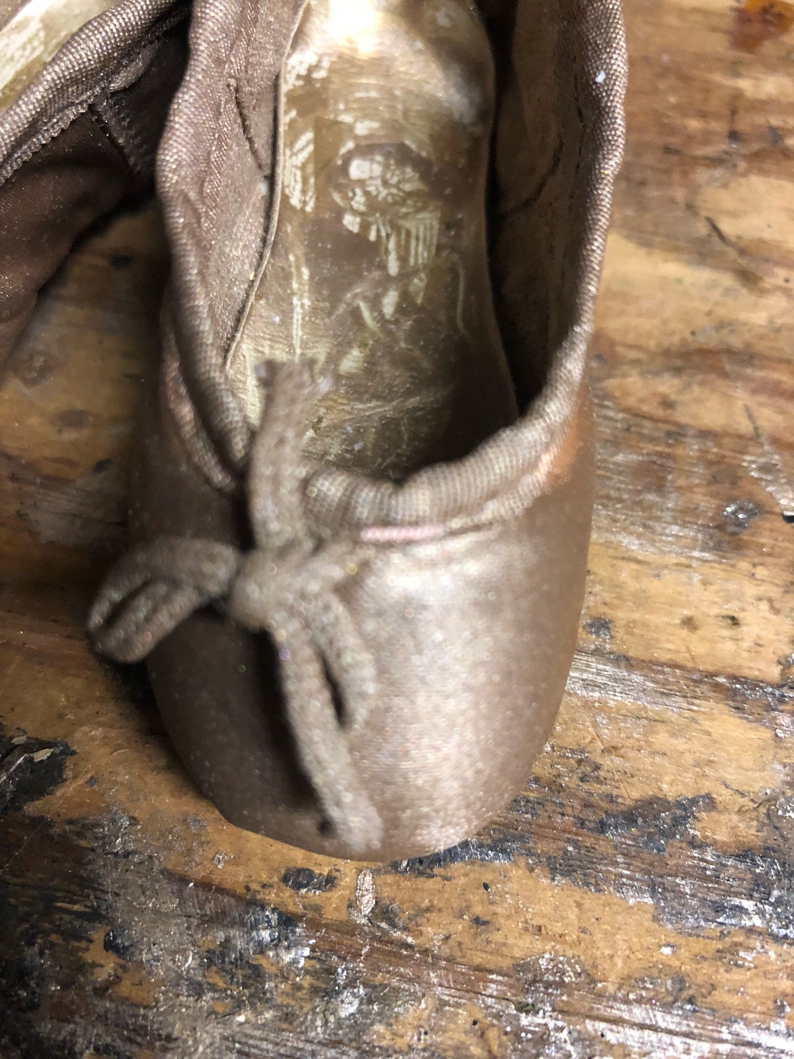 sweet vintage miniature ballet shoes