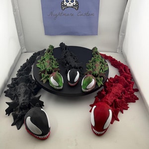 Gelenksymbionte - Flexi Venom, Carnage, Rivals, Custom! *Neues Crystal Carnage und Sparkle Venom*