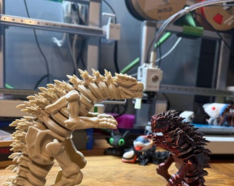 3Dプリントゴジラ 98インチ BJD アクションフィギュア - Etsy 日本