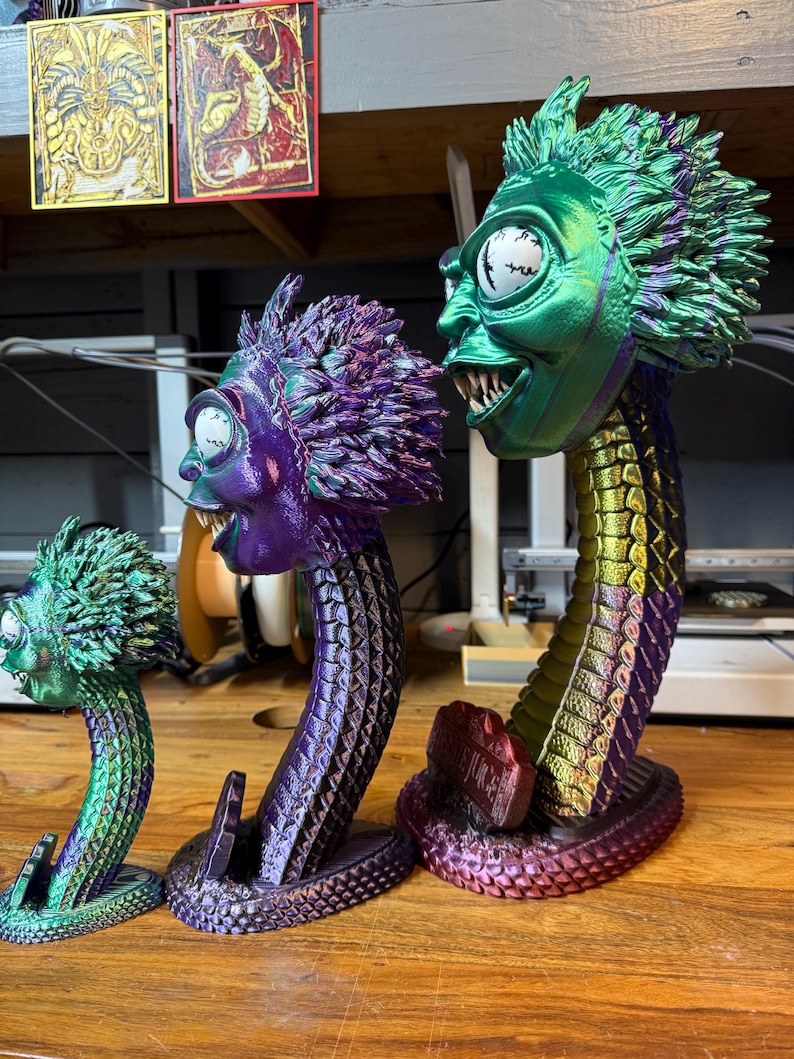 Beetlejuice Schlangenstatue mehrere Größen & anpassbar Etsy.de