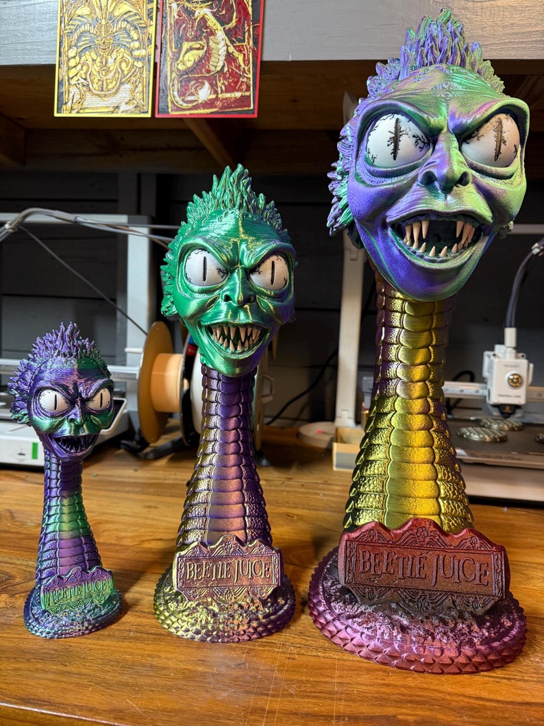 Beetlejuice Schlangenstatue mehrere Größen & anpassbar Etsy.de