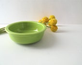 Vintage Fiestaware Chartreuse Fruit Bowl, Original Color Palette Fiesta Pottery, 1950 39 s Fiestaware, Homer Laughlin