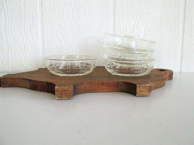 Glasbake Little Princess Glass Molds Small Glass Jello Molds Etsy