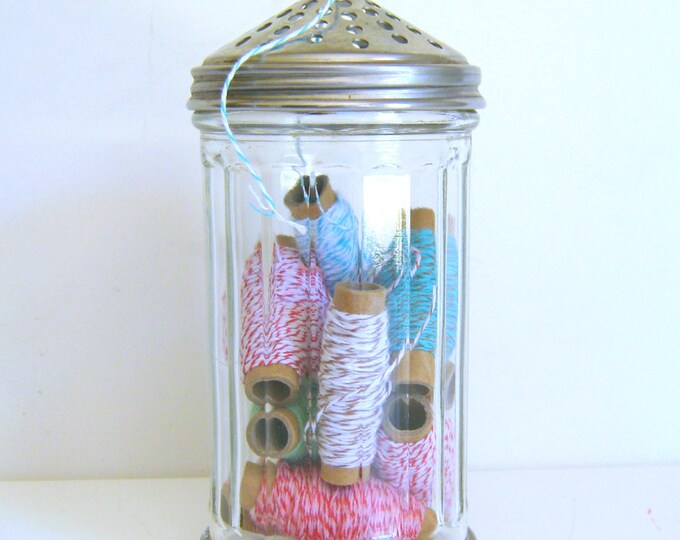 Vintage Sugar Shaker Glass Jar Restaurantware by Etsy