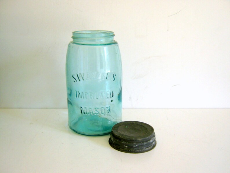 Antique Swayzee's Improved Mason Jar Etsy