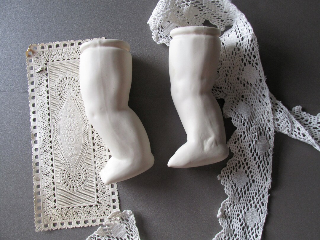 Bisque Doll Parts Assemblage Altered Art Vintage Doll Legs Etsy
