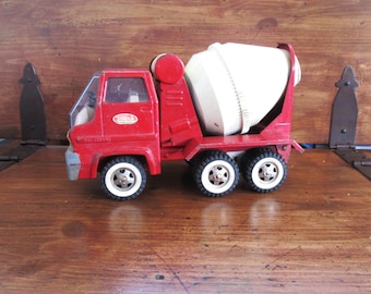 Tonka Cement Mixer Truck 1960s Red Cement Truck Model 620 Old Tonka Toy Truck