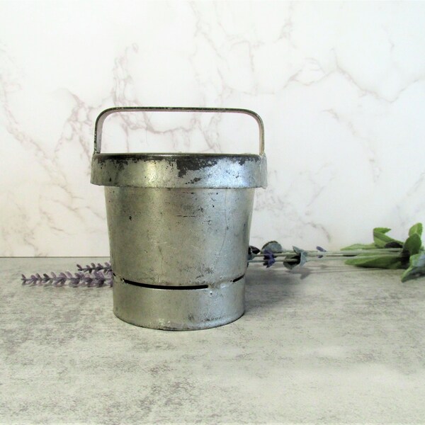 Antique Metal Ice Cream Container Etsy