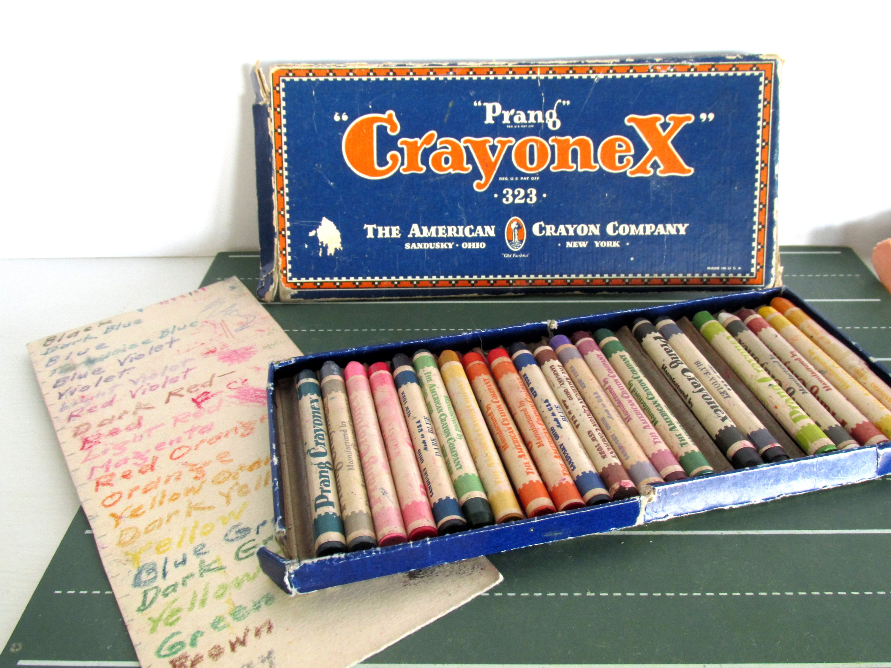 Vintage crayon box
