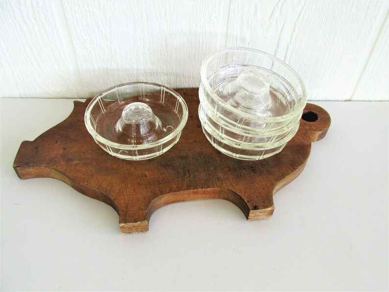 Glasbake Little Princess Glass Molds Small Glass Jello Molds Etsy