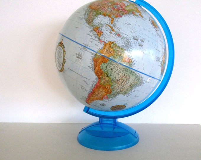 Vintage Herff Jones, Inc. Globe, Globemaster 12 Inch Diameter World