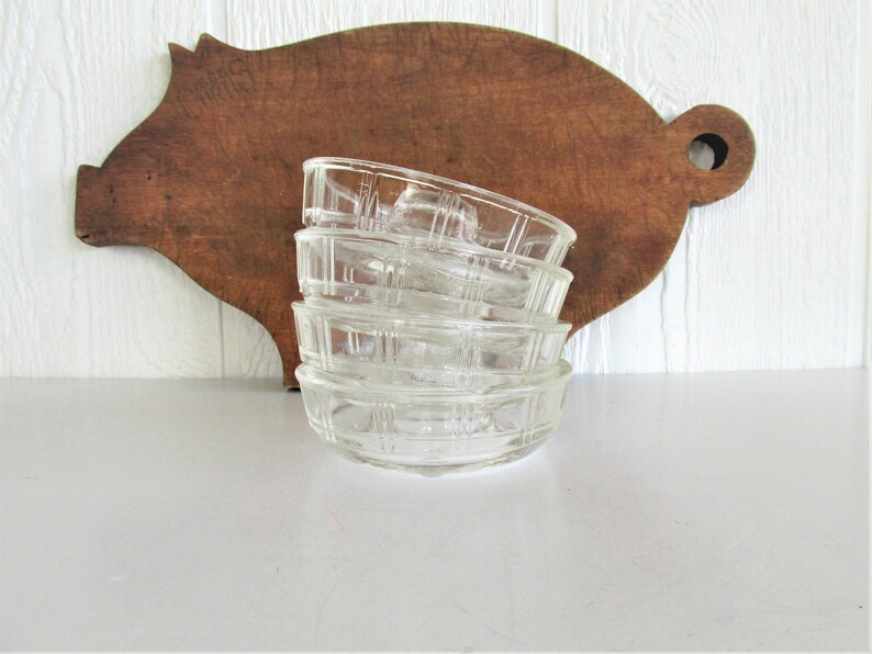 Glasbake Little Princess Glass Molds Small Glass Jello Molds Etsy