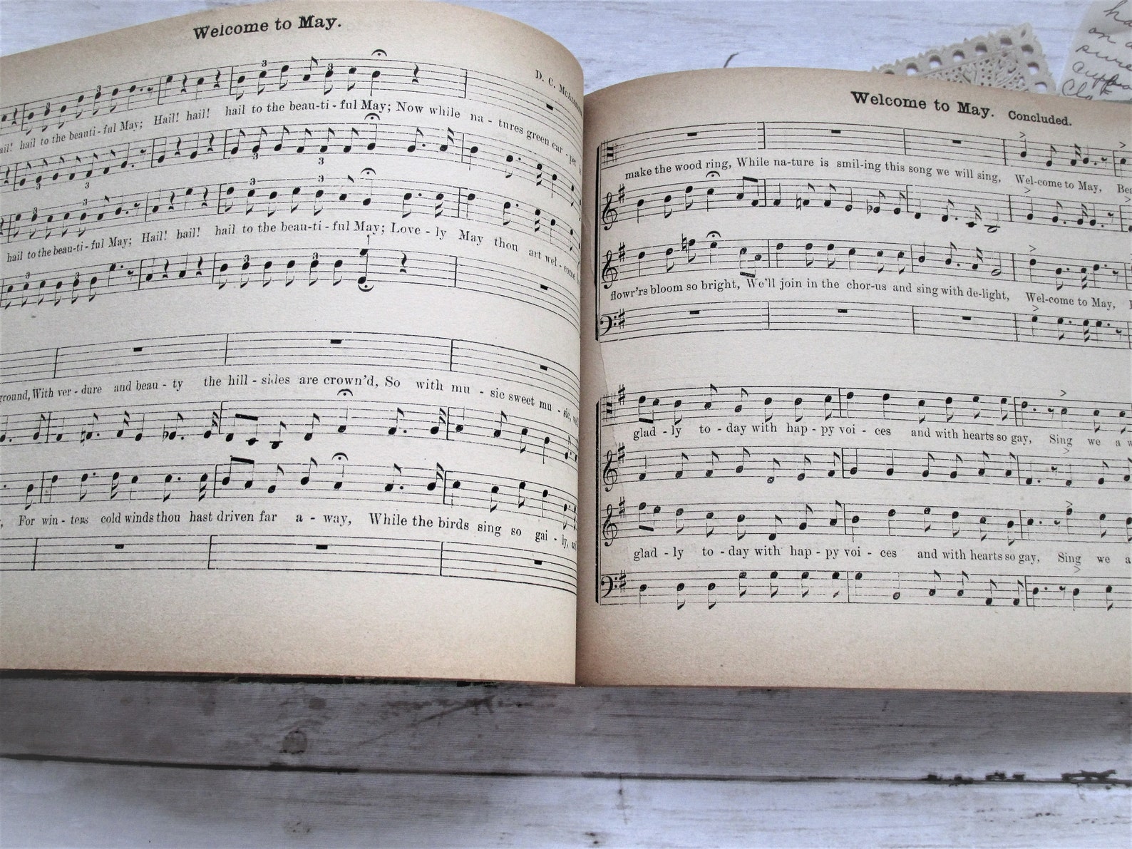 Sheet Music Antique Book 1886 Chicago Music Company the Etsy